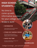 College tour questions guide for high school students - what to ask on campus visits

College tour questions guide cover — printable digital download for high school students visiting college campuses
