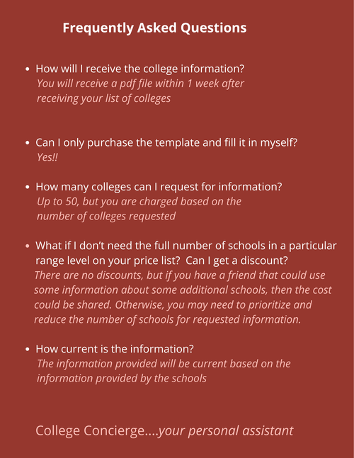 College comparison worksheet digital download - organize college applications
